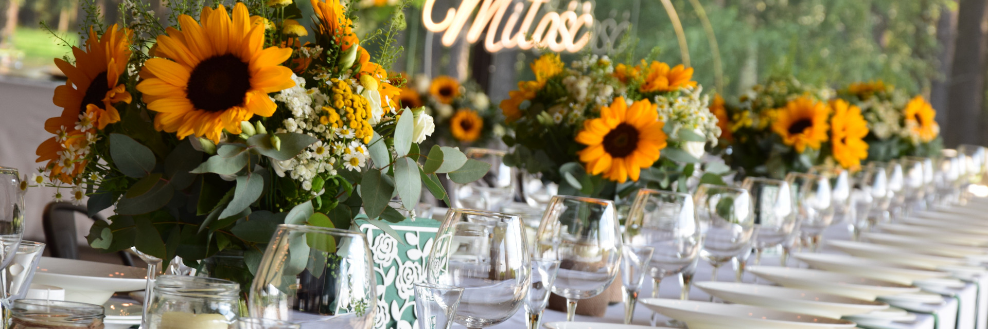 Dekoracje sali weselnej